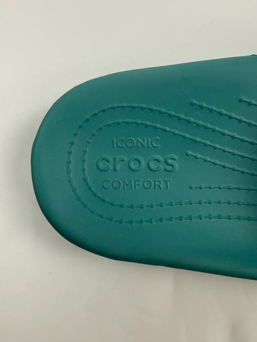 Crocs Blue Slide Sandals M9 W11 Comfort Lightweight Unisex